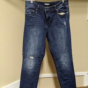STS Blue - 32R Ankle-Cut Distressed Skinny Jeans